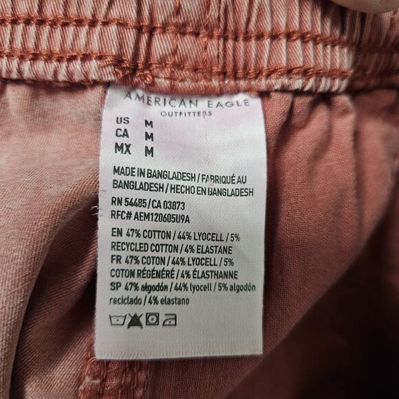 American Eagle Flex Trekker Jogger Shorts Men's Medium (30x6) Faded Red Pockets - Picture 4 of 10